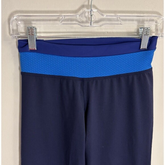 PATAGONIA Pliant Flare Yoga Pants Women XS Navy Blue Stretch Activewear Gym - Picture 4 of 11